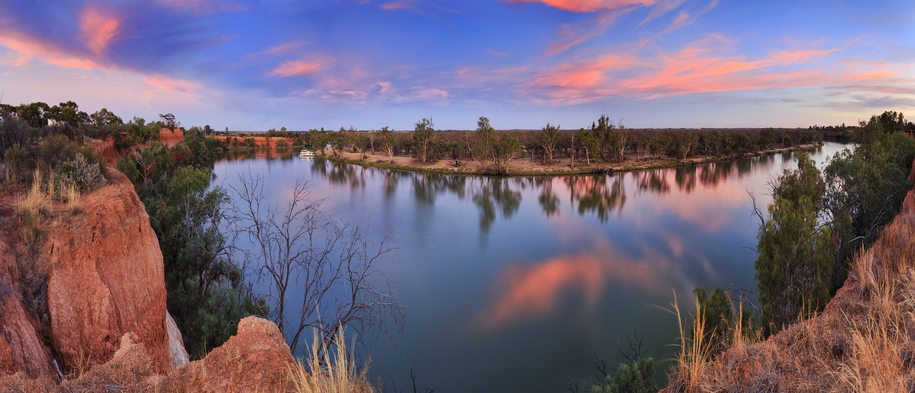 VIC Murray Red cliffs panorama